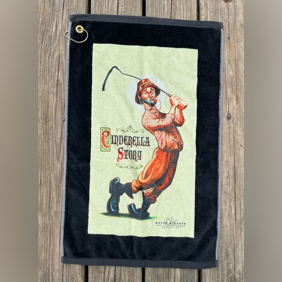 DEVANT CADDY SHACK GOLFING TRIBUTE TOWEL CINDERELLA STORY BILL MURRAY - Picture 4 of 9